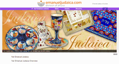 Desktop Screenshot of emanueljudaica.com