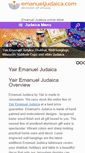 Mobile Screenshot of emanueljudaica.com